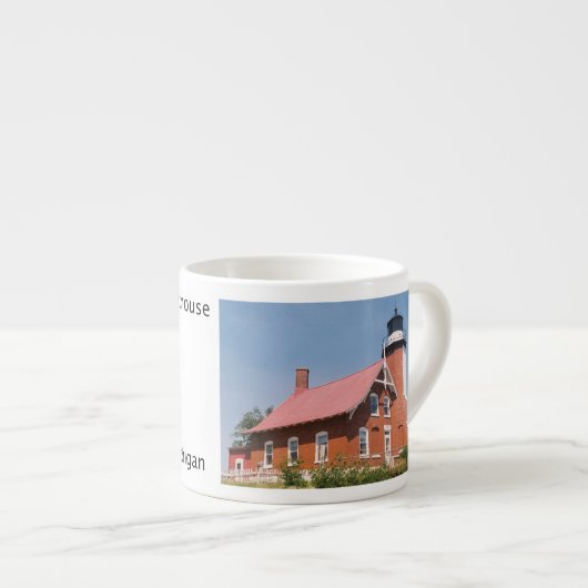 Eagle Harbour Lighthouse Espresso Tasse (Vorderseite Rechts)