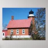 Eagle Harbour Lighthouse Foto Poster (Vorne)