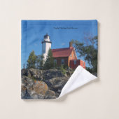 Eagle Harbour Lighthouse Handtuchhandtuch Set (Waschlappen)
