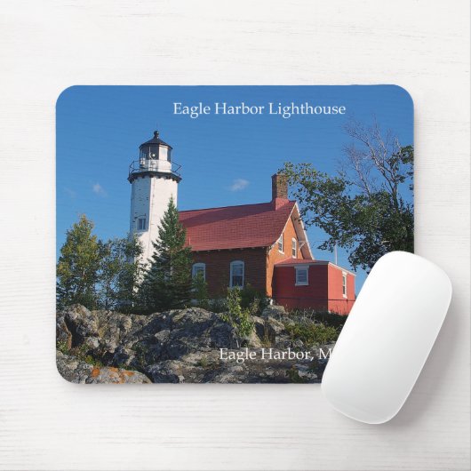 Eagle Harbour Lighthouse mousepad (Mit Mouse)