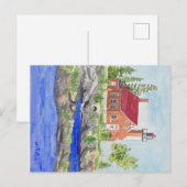 Eagle Harbour Lighthouse Postcard Postkarte (Vorne/Hinten)