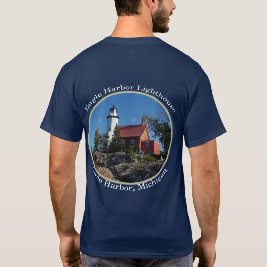 Eagle Harbour Lighthouse Shirt (Rückseite)