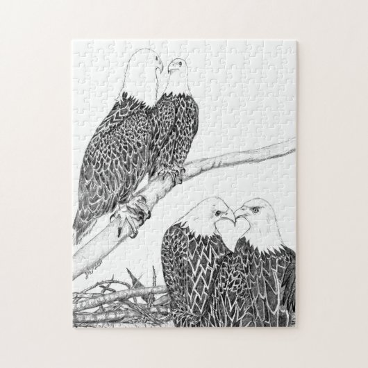 EAGLE HARRIET + M ZUHAUSE STRONT DIE LEGACY FORT PUZZLE (Vertikal)