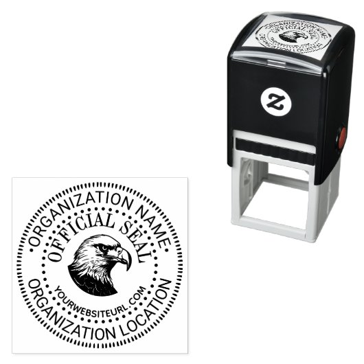 Eagle Hd Generic Custom Offiziell Siegel Name Loc Permastempel (Beispiel)
