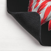 Eagle Head American Flag Patriotic 4. Juli Mousepad (Ecke)