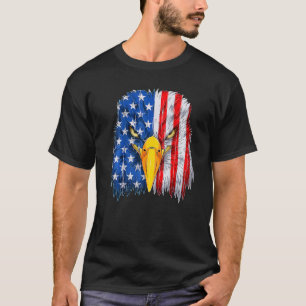 Eagle Head American Flag Patriotic 4. Juli T-Shirt