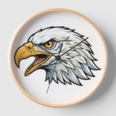 Eagle head designed wall watch uhr (Vorderseite)