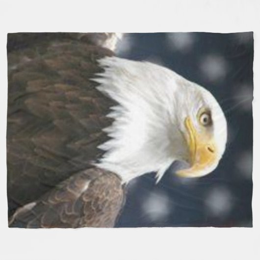 EAGLE HEAD FLEECEDECKE (Vorderseite (Horizontal))