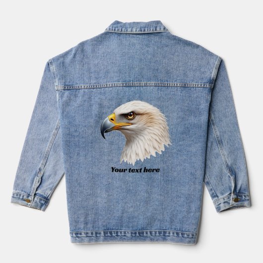 Eagle Head | Jeansjacke (Rückseite)