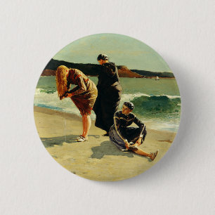 Eagle Head, Manchester, Massachusetts Fine Art Button