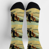 Eagle Head, Manchester, Massachusetts Fine Art  Socken (Oben)
