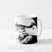 Eagle Head Moderne Pop Art Template hinzufügen Kaffeetasse (VorderseiteRechts)