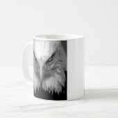 Eagle Head Moderne Pop Art Template Tiere Kaffeetasse (Vorderseite Links)