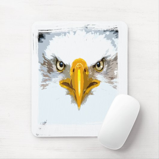 Eagle Head Moderner Pop Art Custom Template Mousepad (Mit Mouse)