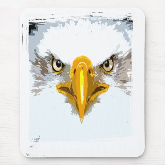 Eagle Head Moderner Pop Art Custom Template Mousepad (Vorne)
