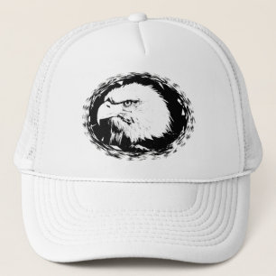 Eagle Head Pop Art Modern Elegant Template Truckerkappe