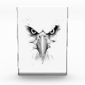 Eagle Headface Tattoo Fotoblock (Vorderseite)