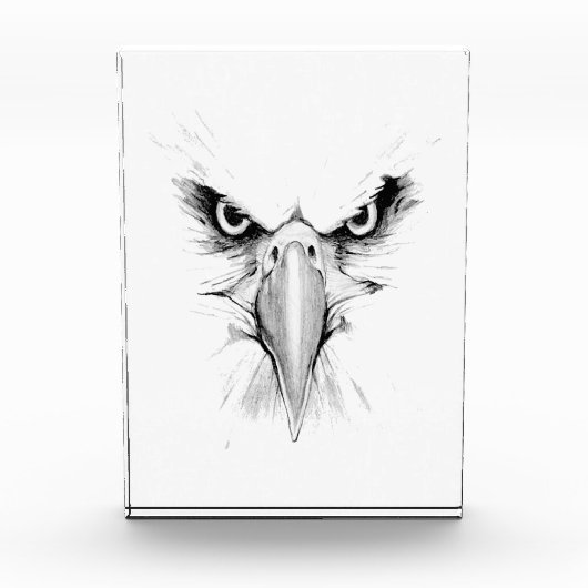 Eagle Headface Tattoo Fotoblock (Vorderseite)