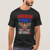 Eagle Holding Chainsaws American Arborist T-Shirt (Vorderseite)