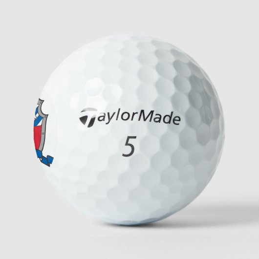 Eagle I monogram Red Blue Wappen Golf Balls Golfball (Logo)