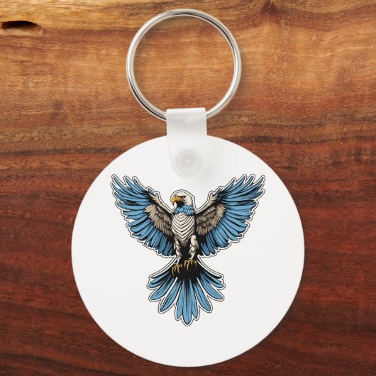 Eagle Illustration Schlüsselanhänger (Vorderseite)