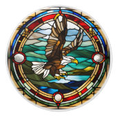 Eagle-Imitate aus festem Glas Keramikknauf (Vorderseite)