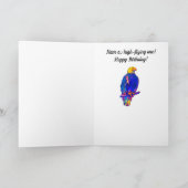 Eagle in Colors Happy Birthday Card Karte (Innenseite)