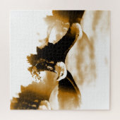 Eagle in der Flugkunst Puzzle (Horizontal)