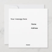 Eagle in the mountain feiertagskarte (Rückseite)