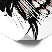 Eagle in the mountain poster (Ecke)