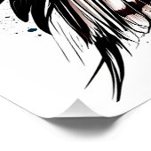 Eagle in the mountain poster (Ecke)