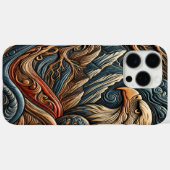 Eagle in Wild Leather Look Art Case-Mate iPhone Hülle (Rückseite (Horizontal))