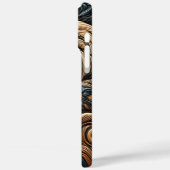 Eagle in Wild Leather Look Art Case-Mate iPhone Hülle (Rückseite / Links)