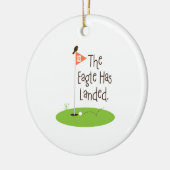 Eagle ist gelandet keramikornament (Links)