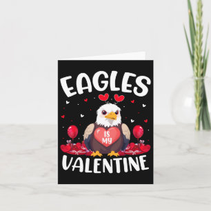 Eagle ist meine Valentinische Liebe Herz Eagle Bir Karte