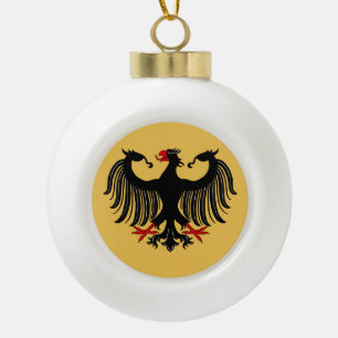 Eagle Keramik Kugel-Ornament