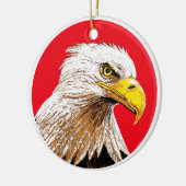 Eagle Keramik Ornament (Links)