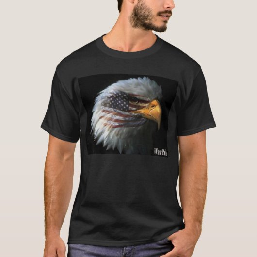 Eagle-Kriegsbemalung T-Shirt (Vorderseite)