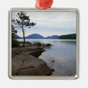 Eagle Lake at Acadia Nationalpark Ornament Aus Metall