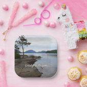 Eagle Lake at Acadia Nationalpark Pappteller (Party)