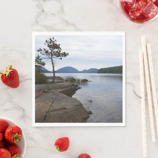 Eagle Lake at Acadia Nationalpark Serviette (Beispiel)