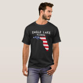 Eagle Lake Florida USA Staat America Travel Florid T-Shirt (Vorne ganz)