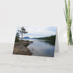 Eagle Lake im Acadia National Park Karte