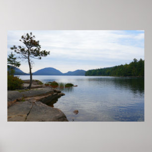 Eagle Lake im Acadia National Park Poster