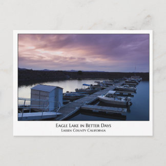Eagle Lake in Better Days Postkarte