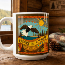 Eagle Lake Life Journey Deerwood Lake Kaffeetasse