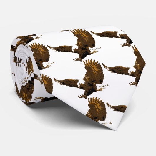 Eagle Landing Krawatte (Gerollt)
