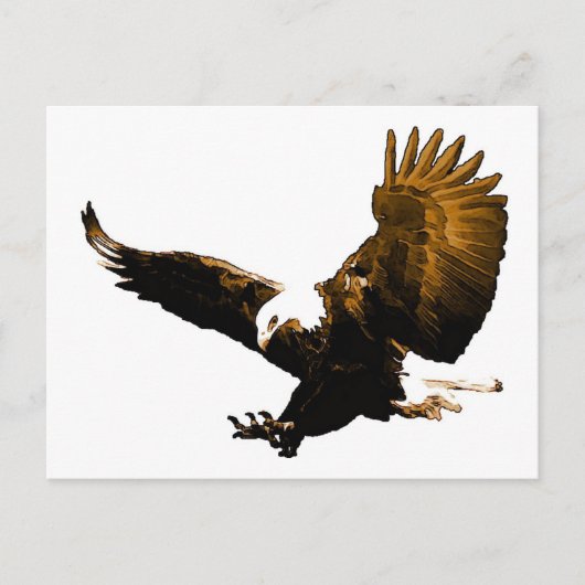 Eagle Landing Postkarte (Vorderseite)