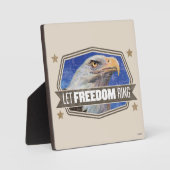 Eagle-Lass-Freiheitsring Fotoplatte (Vorderseite)