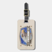 Eagle-Lass-Freiheitsring Gepäckanhänger (Vorderseite vertikal)